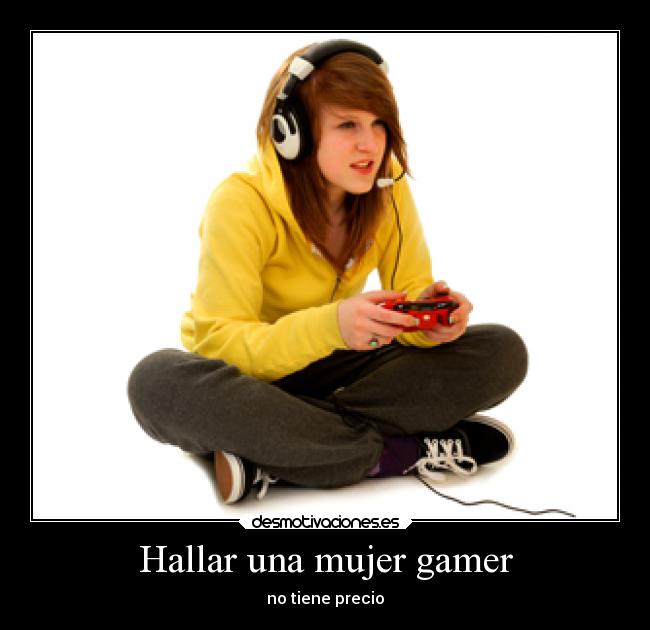Hallar una mujer gamer -