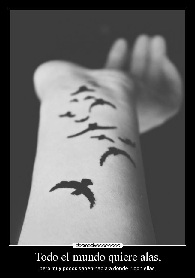 Todo el mundo quiere alas, -