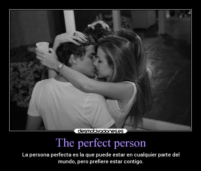 The perfect person - 