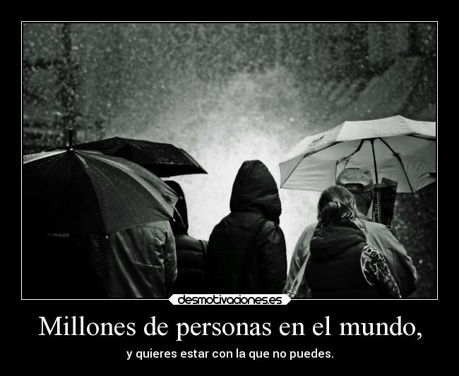 Millones de personas en el mundo, - 