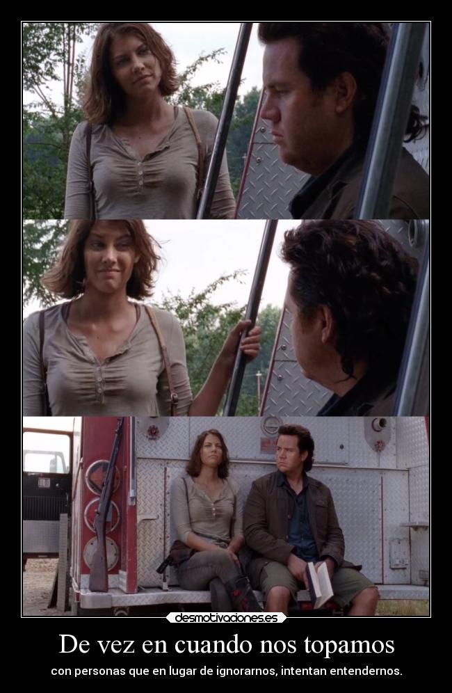 De vez en cuando nos topamos -