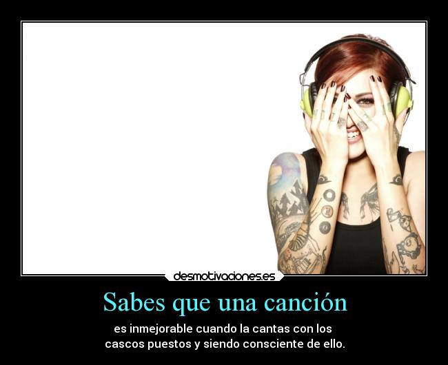 Sabes que una canción - 