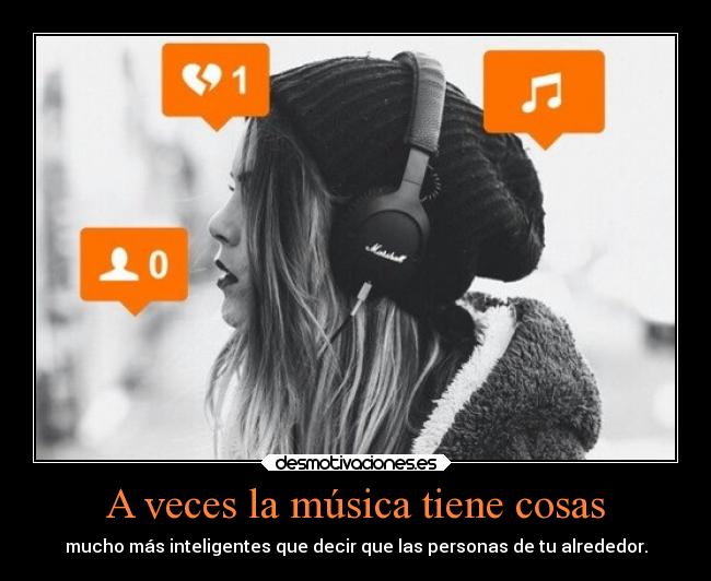 A veces la música tiene cosas -
