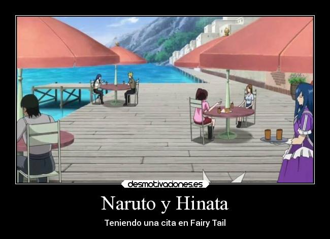 Naruto y Hinata - Teniendo una cita en Fairy Tail