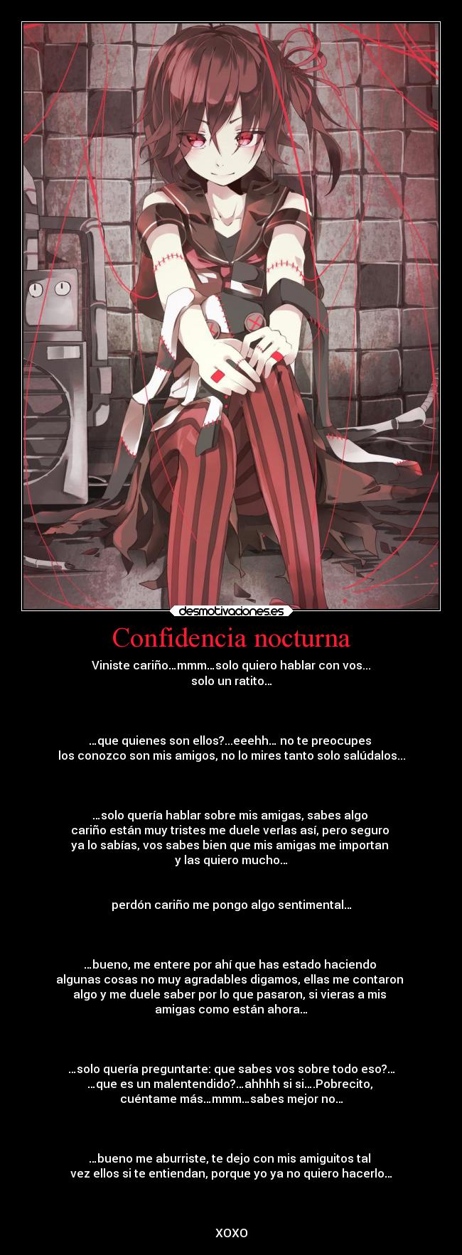 Confidencia nocturna -