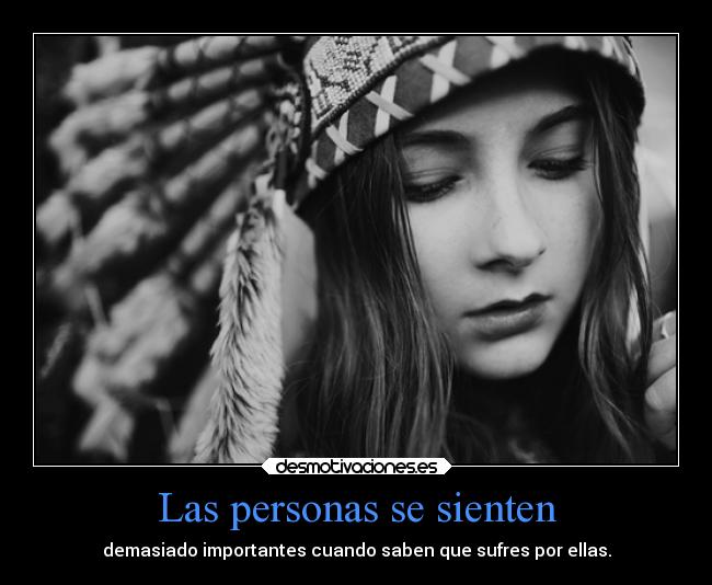 Las personas se sienten - 