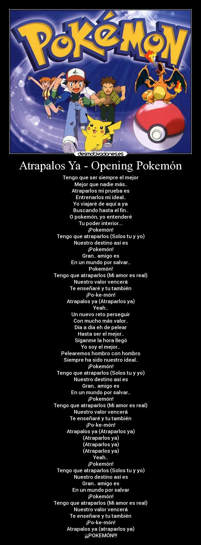 Atrapalos Ya - Opening Pokemón - 