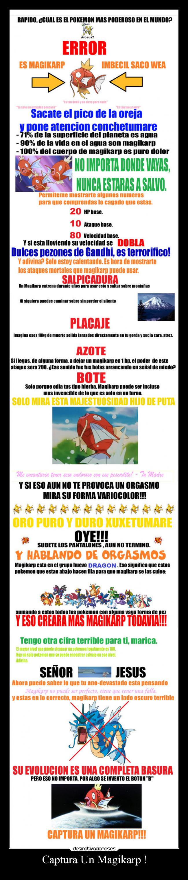 Captura Un Magikarp ! -