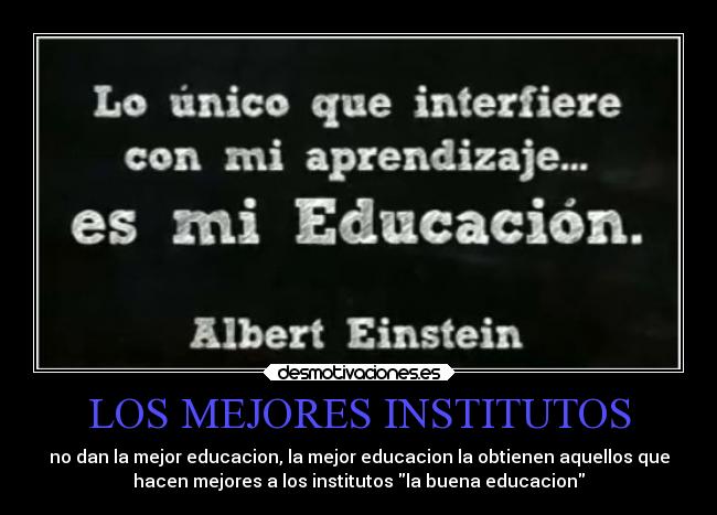 LOS MEJORES INSTITUTOS -