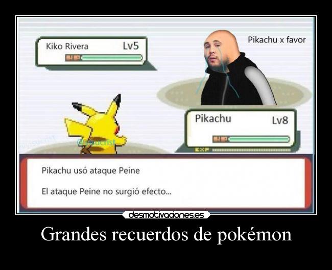 Grandes recuerdos de pokémon -