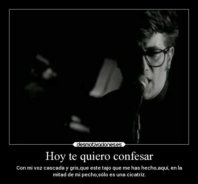 Hoy te quiero confesar - 