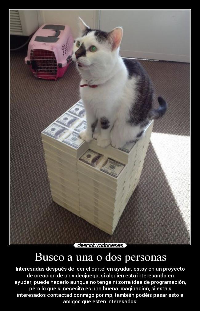 Busco a una o dos personas - 