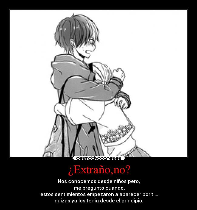 ¿Extraño,no? - 