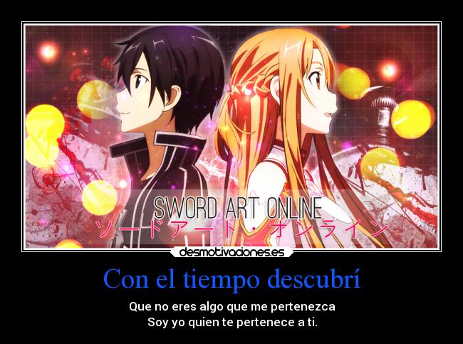 Con el tiempo descubrí - 