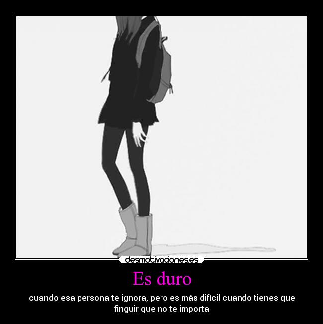 carteles sentimientos anime ignorar importar nihil desmotivaciones