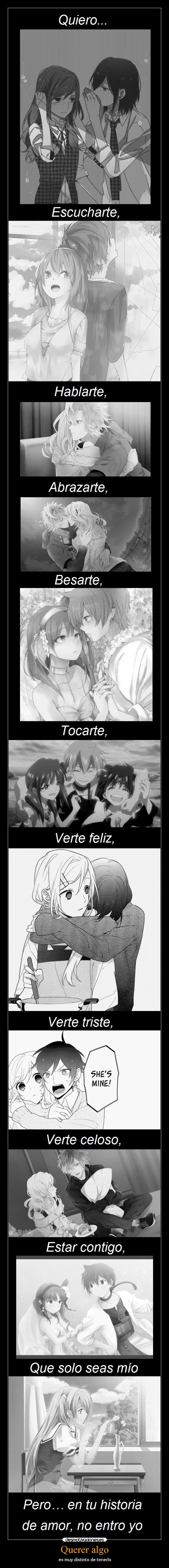 carteles sentimientos anime soloesunomas querer tener nihil desmotivaciones