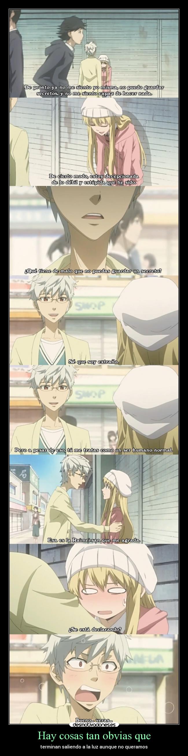 Hay cosas tan obvias que -