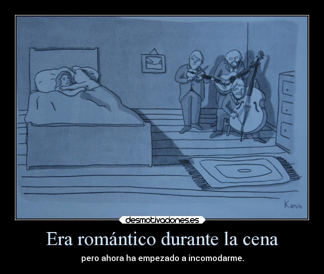 Era romántico durante la cena - 