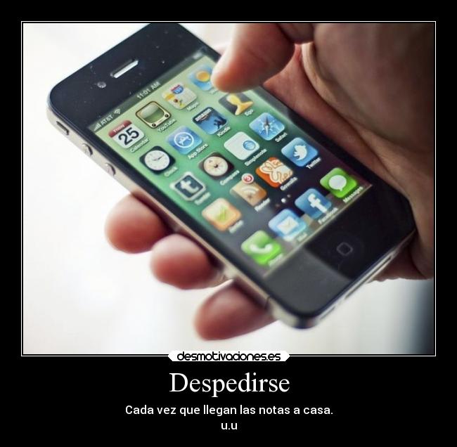 Despedirse -