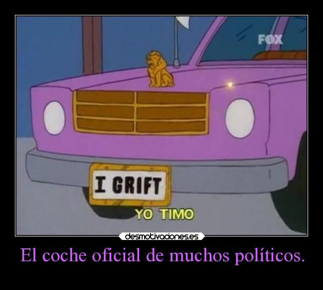 El coche oficial de muchos políticos. -