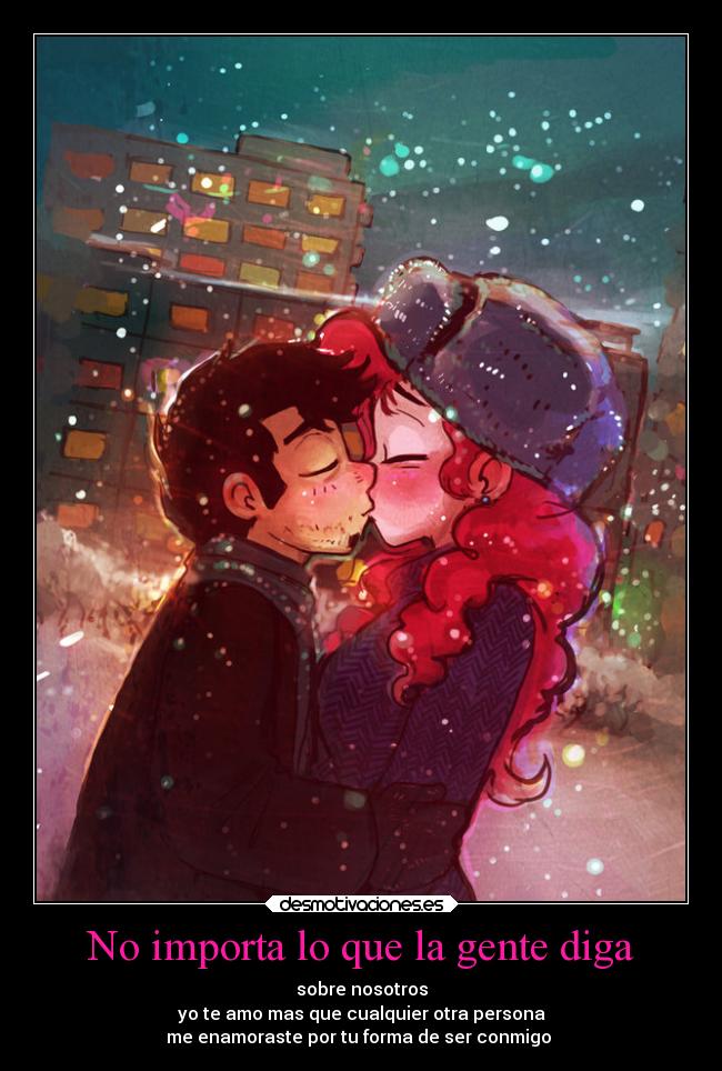 No importa lo que la gente diga - 