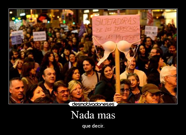 carteles sociedad mujer motivaciones confianza desmotivaciones