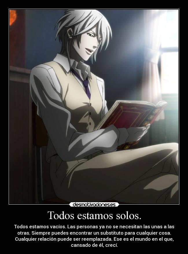 Todos estamos solos. - 