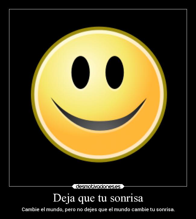 Deja que tu sonrisa - 