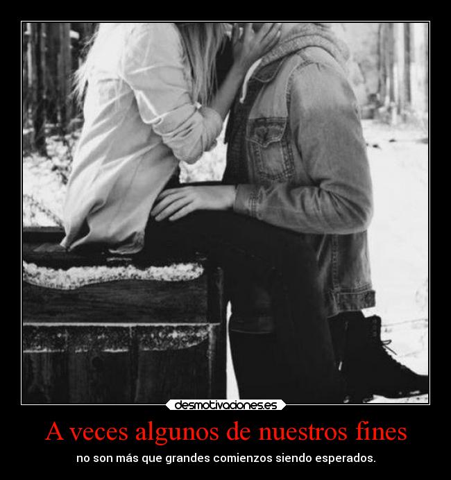 A veces algunos de nuestros fines - 