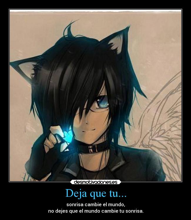 carteles sonrisa motivaciones libertad frases gatos felicidad anime alegria desmotivaciones