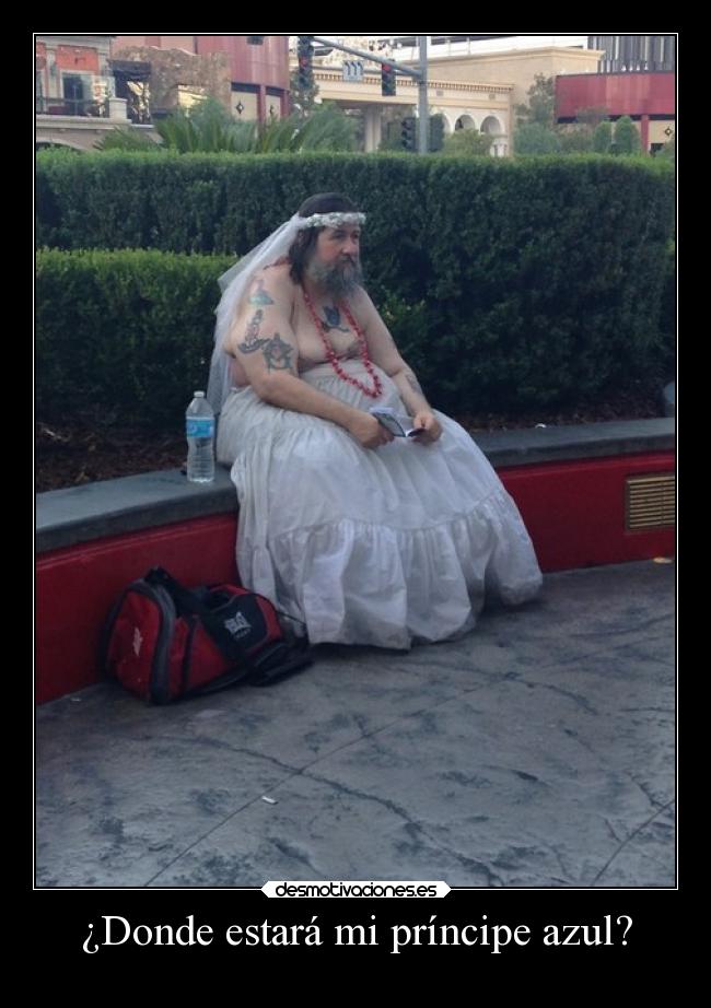 ¿Donde estará mi príncipe azul? -