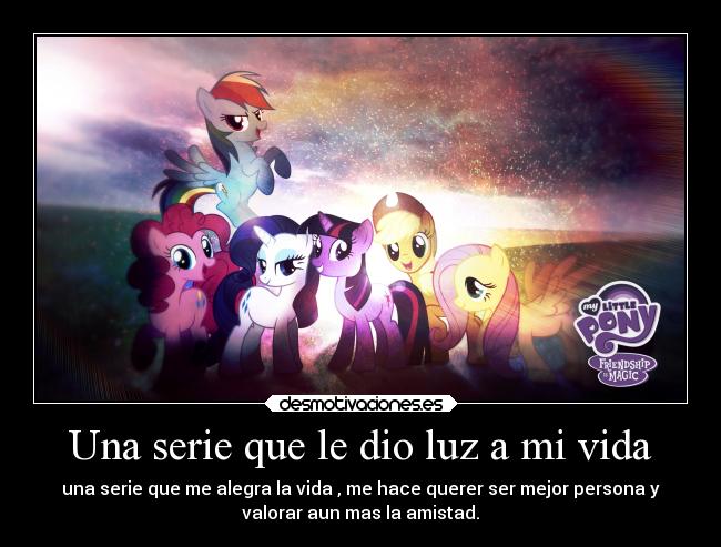 Una serie que le dio luz a mi vida -