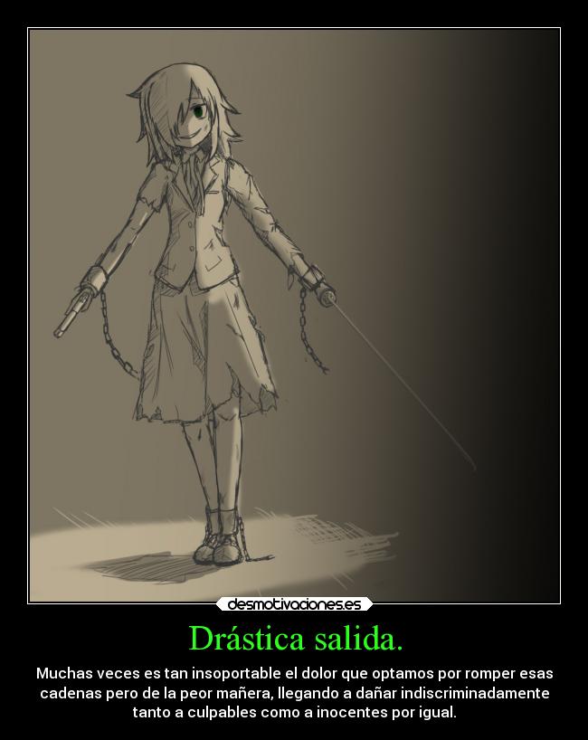 Drástica salida. - 