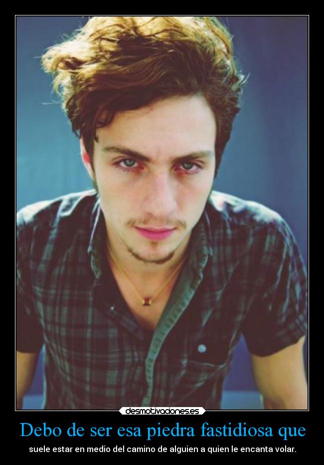 Debo de ser esa piedra fastidiosa que - 
