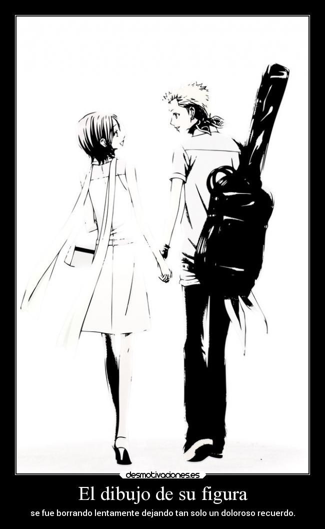 El dibujo de su figura -