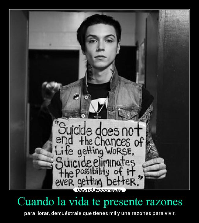 carteles vida caracter black veil brides aguantar sobrevivir poder luchar desmotivaciones