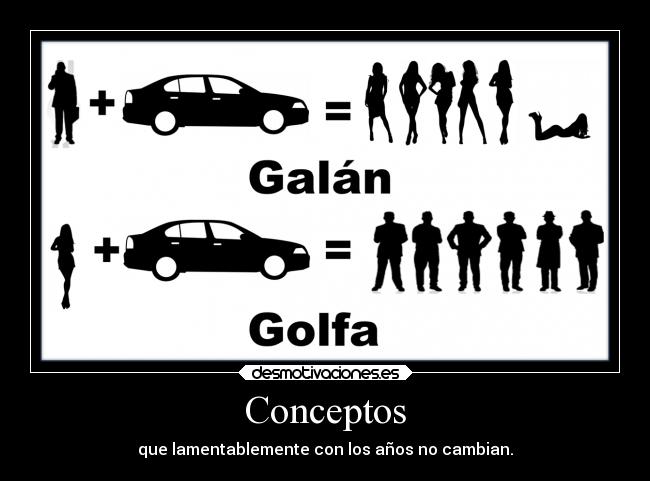 Conceptos - que lamentablemente con los años no cambian.