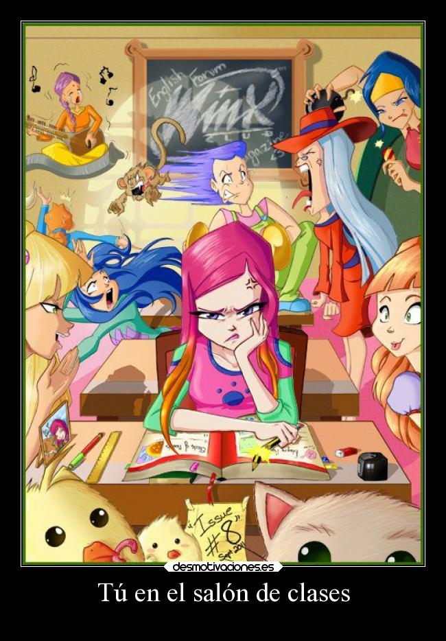 Tú en el salón de clases -