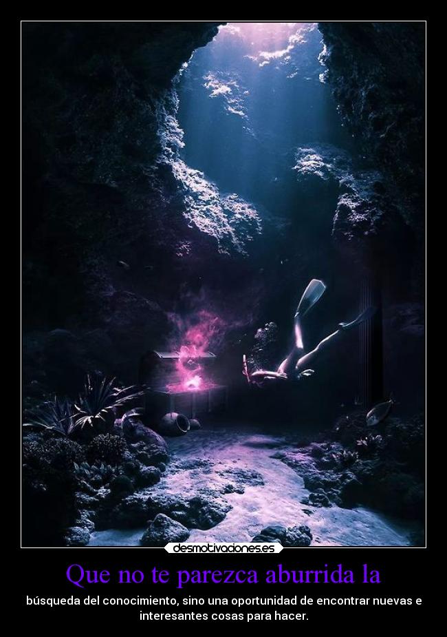 Que no te parezca aburrida la - 