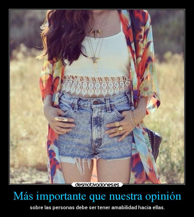 Más importante que nuestra opinión - 