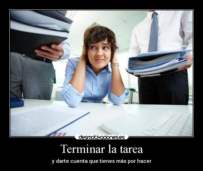 Terminar la tarea - 