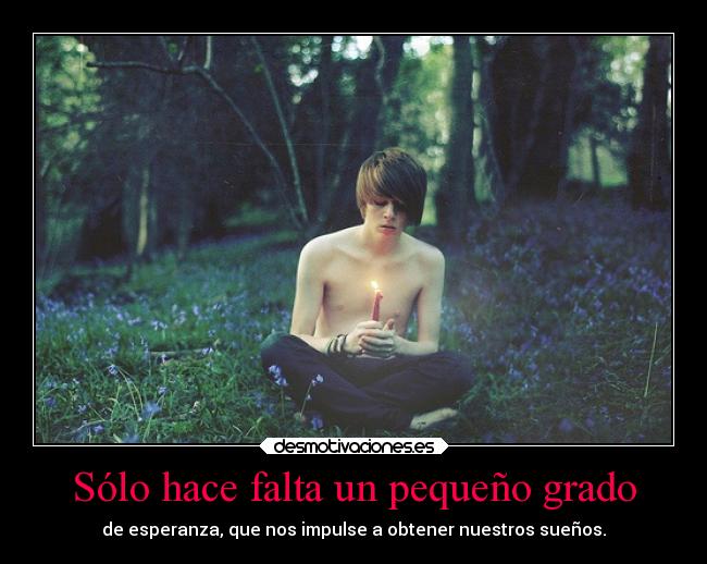 Sólo hace falta un pequeño grado - 