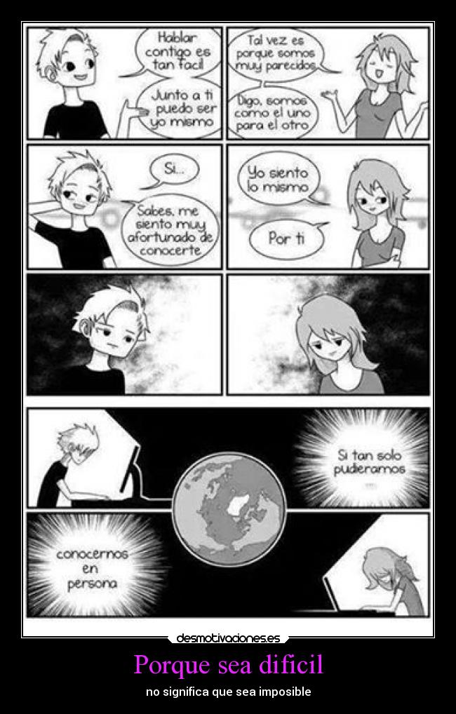 Porque sea dificil -