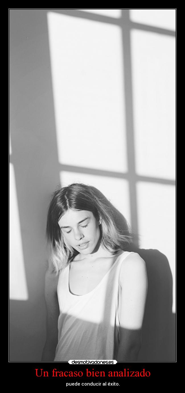 Un fracaso bien analizado - puede conducir al éxito.