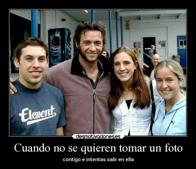 Cuando no se quieren tomar un foto -