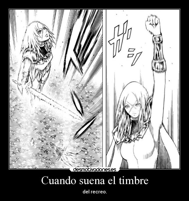 Cuando suena el timbre -