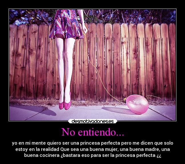 No entiendo... - 