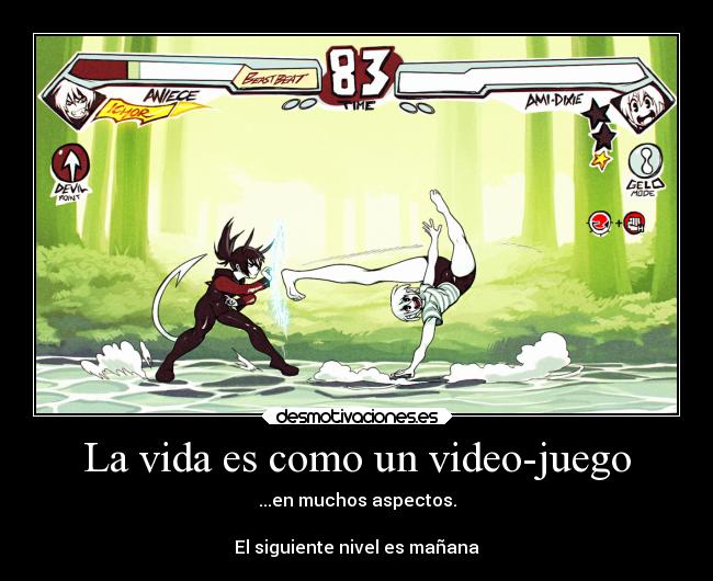 carteles vida vida videojuegos dia nextround desmotivaciones