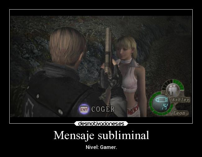 Mensaje subliminal - Nivel: Gamer.