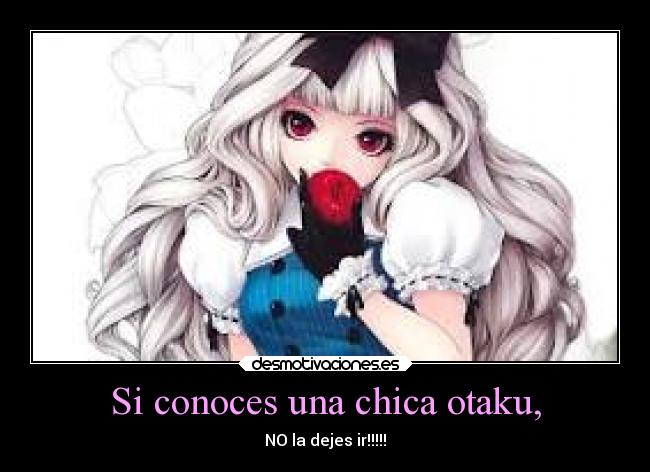 Si conoces una chica otaku, - NO la dejes ir!!!!!